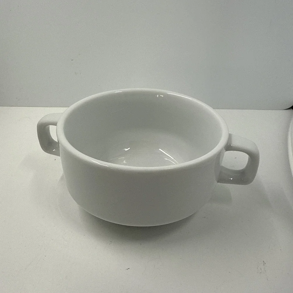 Vintage Continental Airlines‎ Stoneware Ceramic Soup Bowl Crock 8-1236 China